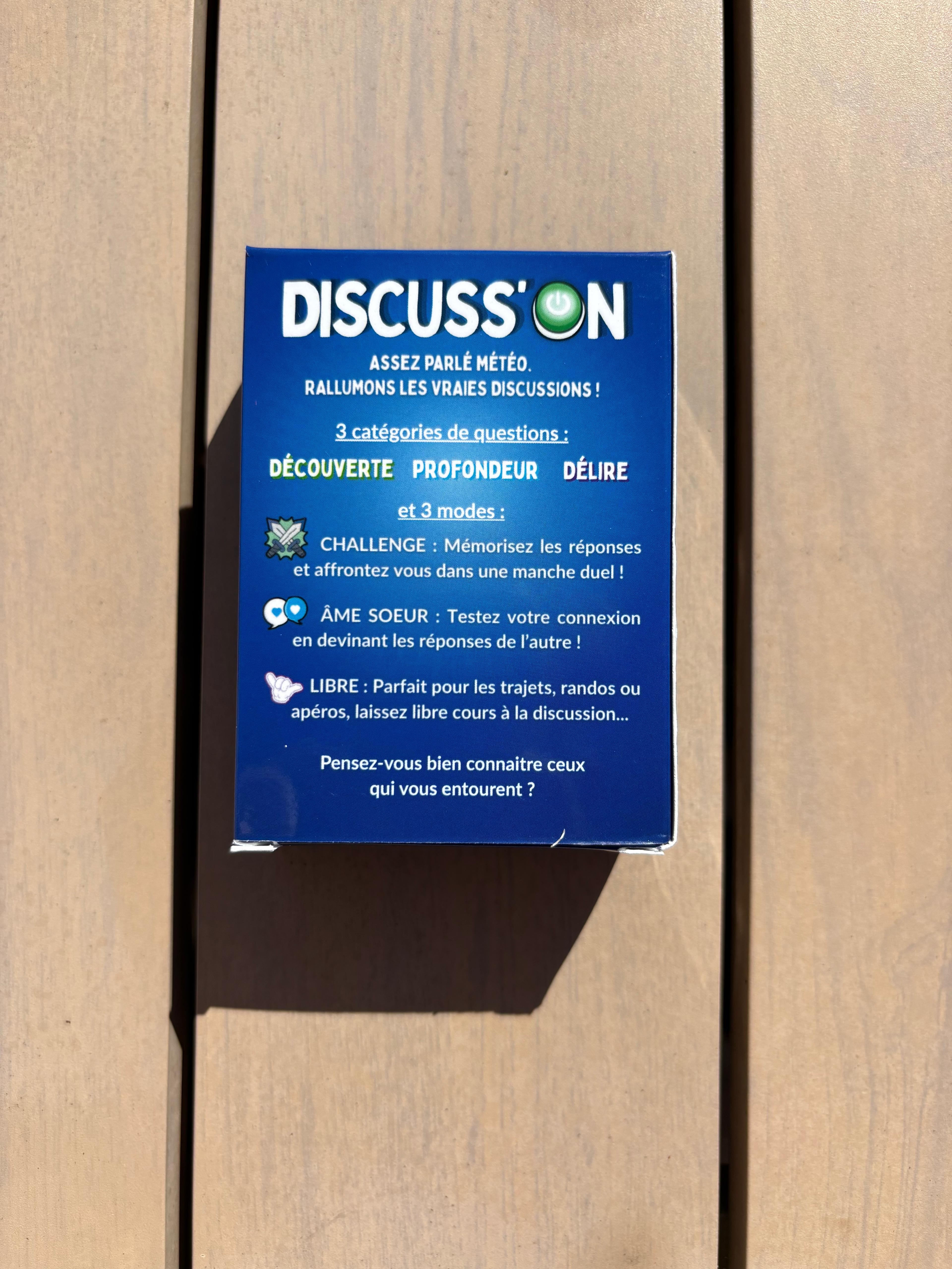 Jeu Discuss'ON Classique