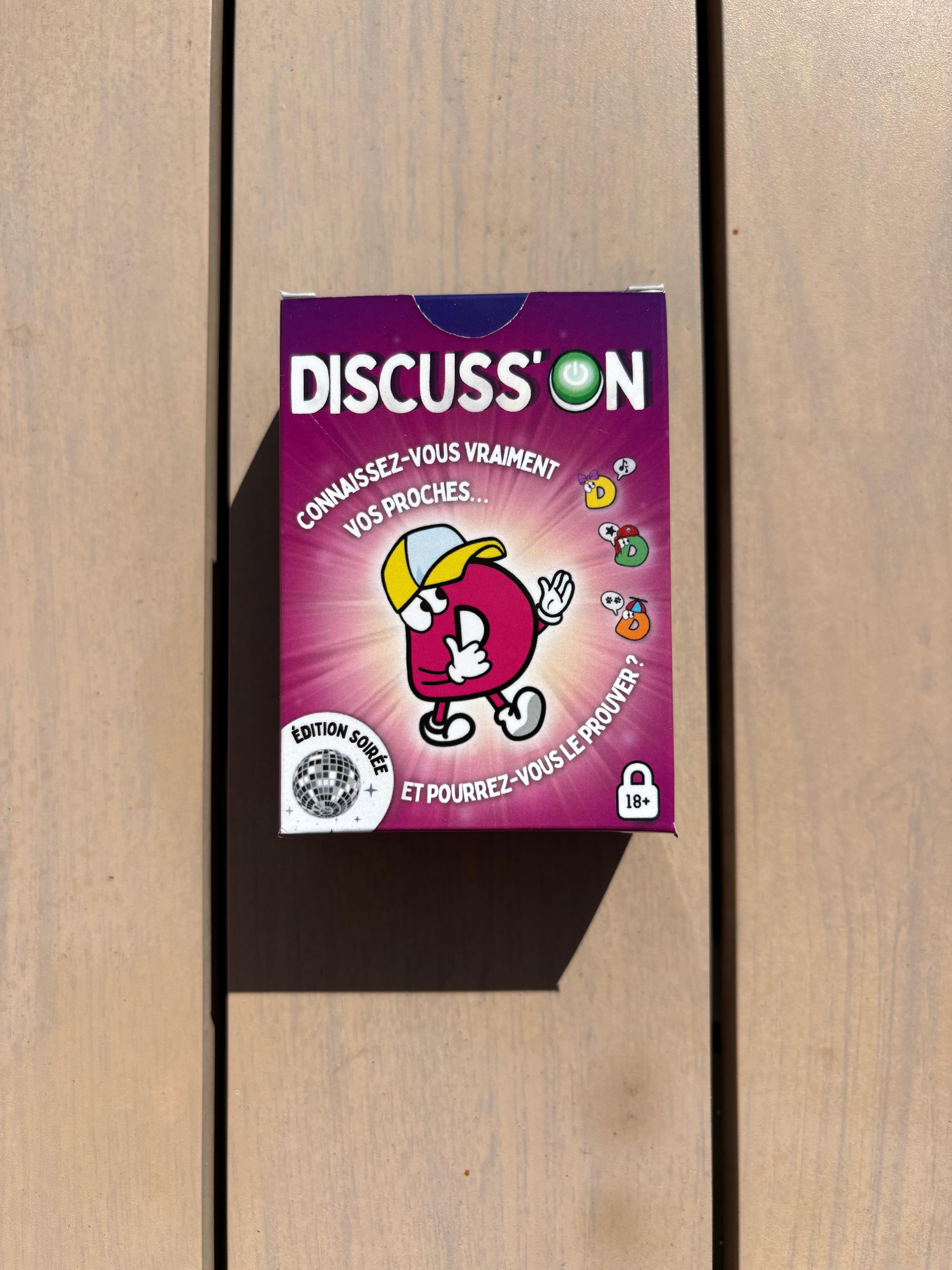 Jeu Discuss'ON Soirée